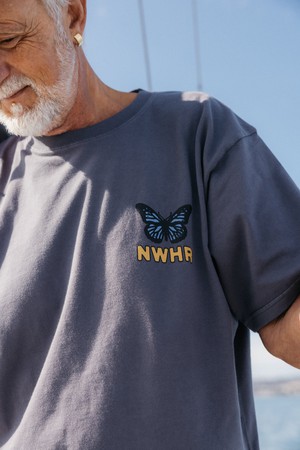 Butterfly wash grey t-shirt from NWHR