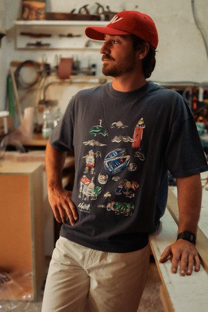 Costa da Morte black T-shirt from NWHR