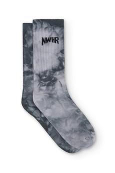 Tie Dye black sock via NWHR