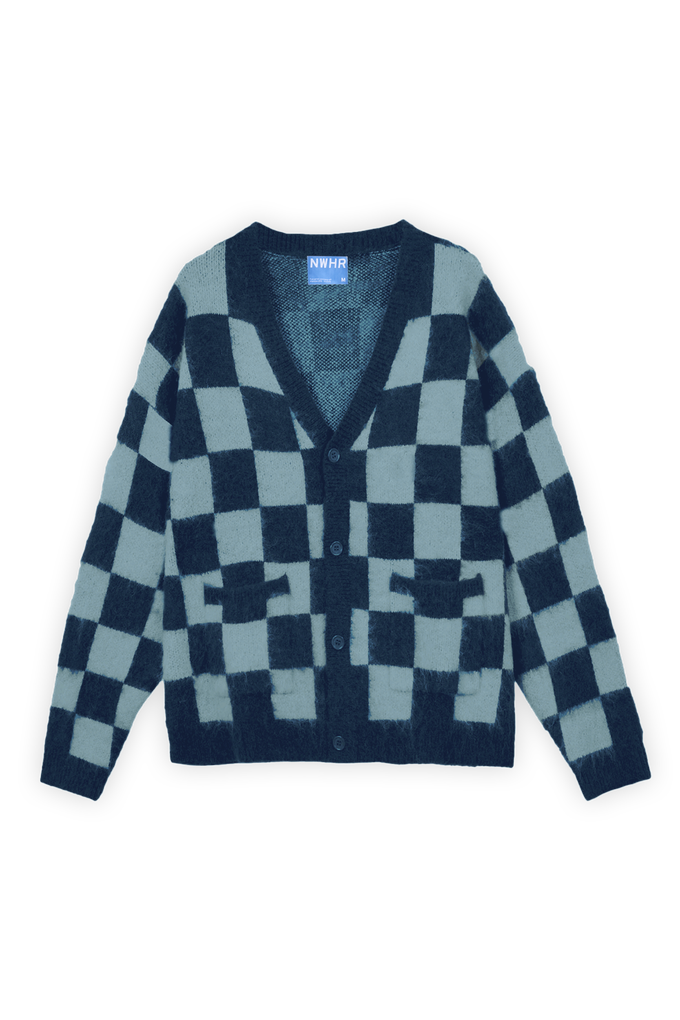 Checkered Blue Cardigan from NWHR