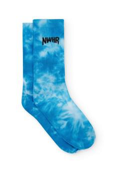 Tie Dye blue sock via NWHR