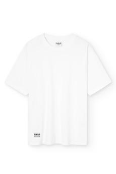T-shirt label white via NWHR