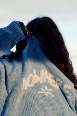 Nowhere baby blue sweater from NWHR