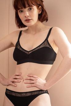 Brassière Savannah noire via Olly