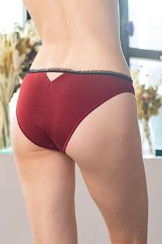 Culotte Laïta grenat via Olly