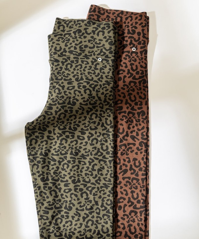 ADULT All Day Leopard Print Leggings I Moss from Orbasics