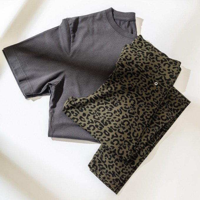 ADULT All Day Leopard Print Leggings I Moss from Orbasics