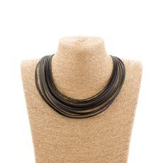 Carter Layered Recycled Rubber Necklace via Paguro Upcycle