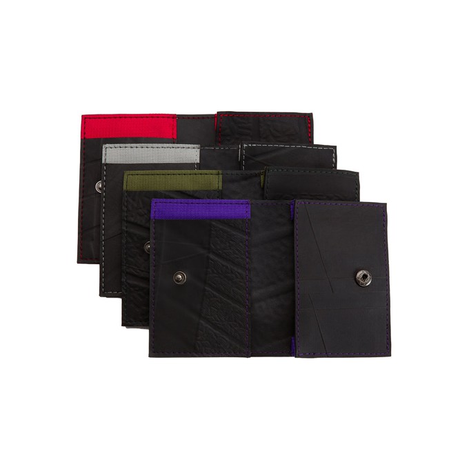 Walter Vegan Recycled Rubber Slim Card Holder from Paguro Upcycle
