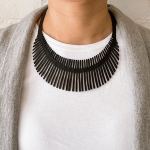 Fishbone Inner Tube Necklace from Paguro Upcycle