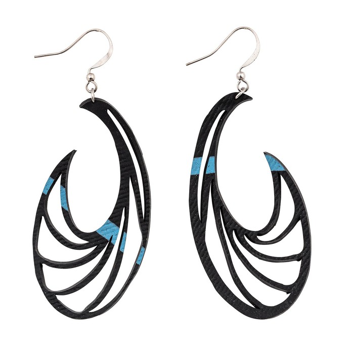 Ram Statement Inner Tube Earrings from Paguro Upcycle