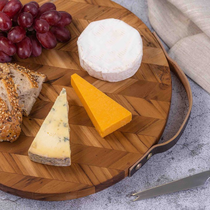 Herringbone Pattern Wooden Chopping Board from Paguro Upcycle