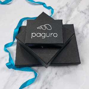 Geometric Handcrafted Recycled Rubber Coasters - Set of 2 or 4 from Paguro Upcycle