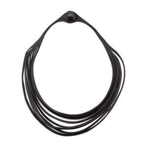 Carter Layered Recycled Rubber Necklace from Paguro Upcycle