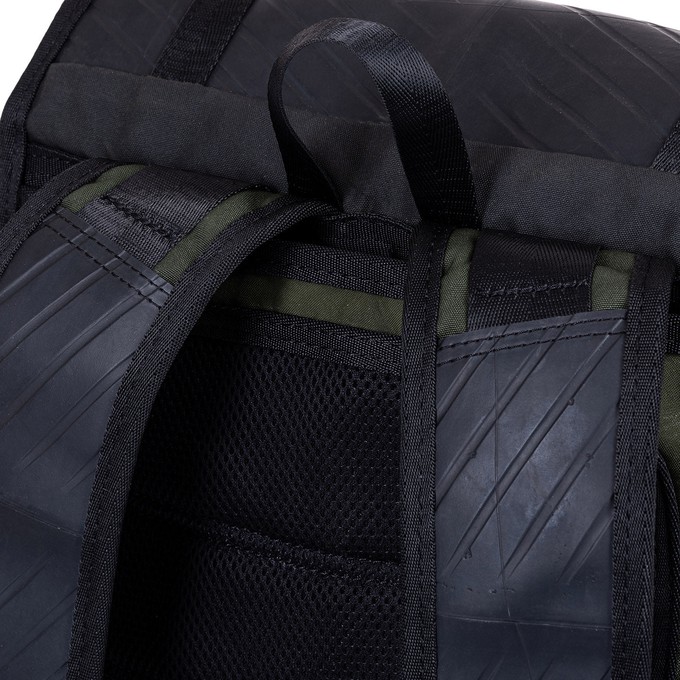 Colonel Vegan Water Resistant Backpack with Laptop Compartment from Paguro Upcycle