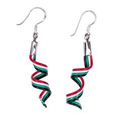Streamer Upcycled Electrical Wire Earrings via Paguro Upcycle