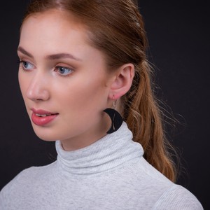 Pisces Recycled Rubber Fish Earrings from Paguro Upcycle