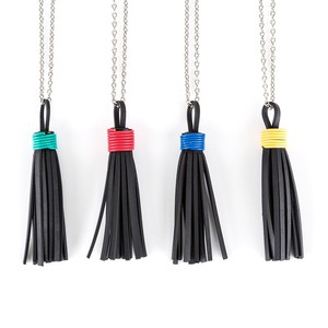 Asante Long Tassel Necklace from Paguro Upcycle