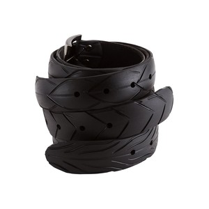 Recycled Rubber Motorbike Tyre Vegan Belt (Large Buckle) from Paguro Upcycle