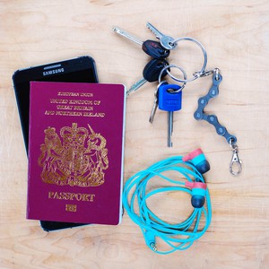 Recycled Bike Chain Keyring with Clasp from Paguro Upcycle