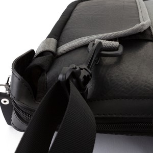 Nebula Recycled Inner Tube Padded Vegan Laptop Bag from Paguro Upcycle