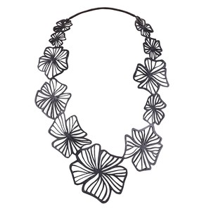 Canna Handmade Long Floral Necklace from Paguro Upcycle