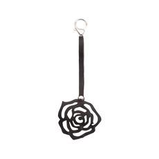 Rose Handmade Recycled Rubber Vegan Keyring via Paguro Upcycle