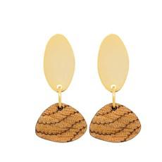 Blarak Sahirit Recycled Wood Earrings via Paguro Upcycle