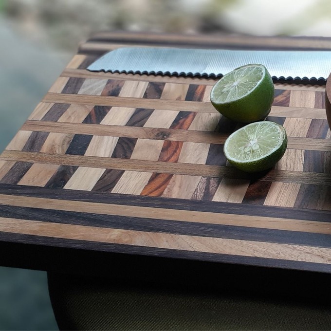 Upcycled End Grain Cutting Board - Pattern C (2 Sizes Available) from Paguro Upcycle