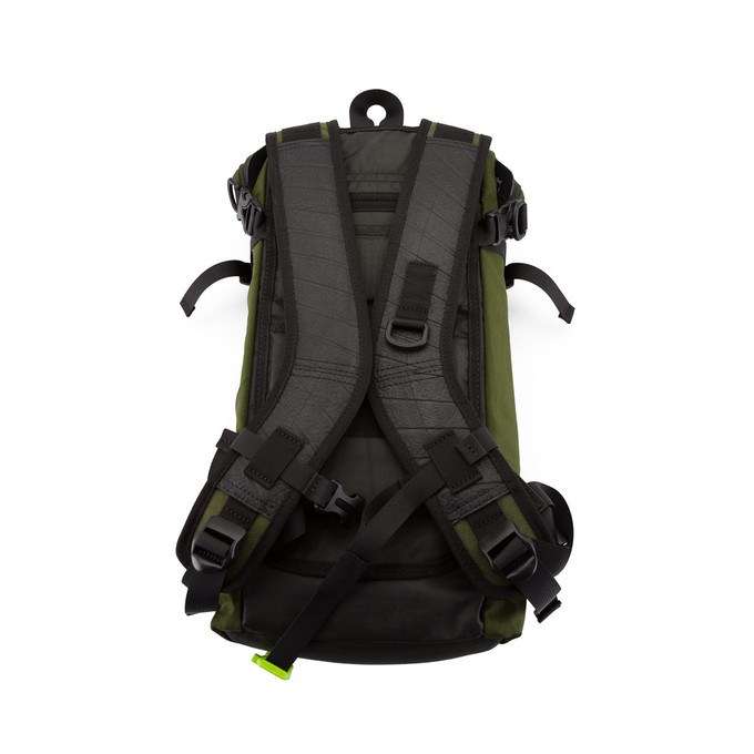 Soldier Water Resistant Vegan Backpack with Laptop Compartment from Paguro Upcycle