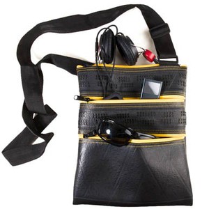 Maggie Special Recycled Rubber Vegan Handbag from Paguro Upcycle