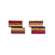 Zig Recycled Skateboard Stud Earrings from Paguro Upcycle