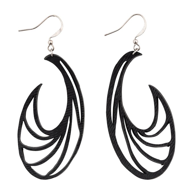 Ram Statement Inner Tube Earrings from Paguro Upcycle