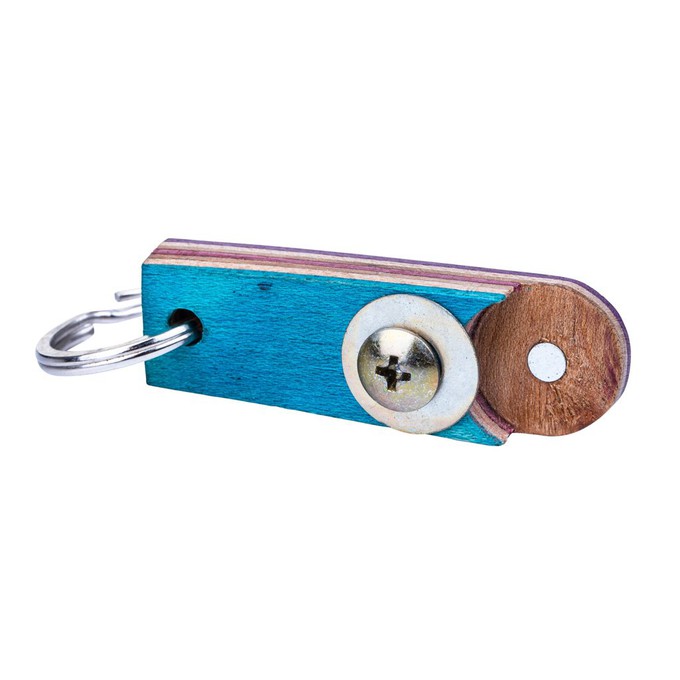 Recycled Skateboard Bottle Opener Keyring from Paguro Upcycle