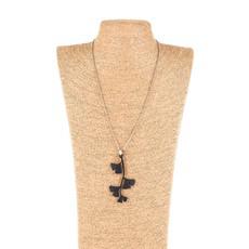 Handmade Ginkgo Leaf Pendant Necklace via Paguro Upcycle