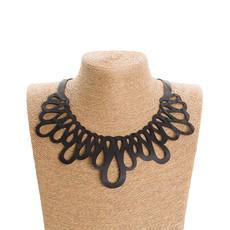 Fall Inner Tube Wave Necklace from Paguro Upcycle