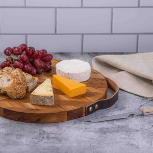 Herringbone Pattern Wooden Chopping Board from Paguro Upcycle