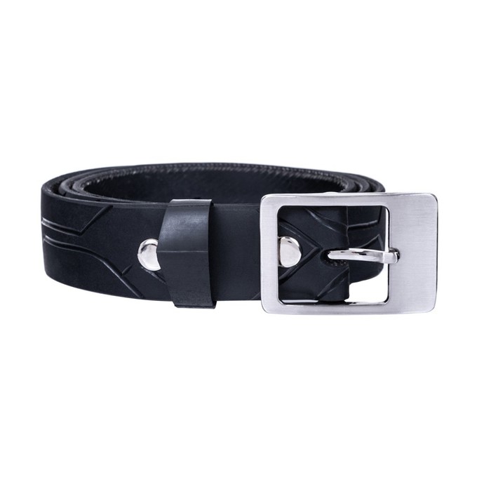 Slim Recycled Tyre Vegan Biker Belt from Paguro Upcycle