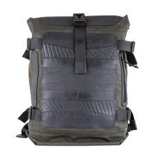 Water Resistant Roll Top Vegan Backpack via Paguro Upcycle