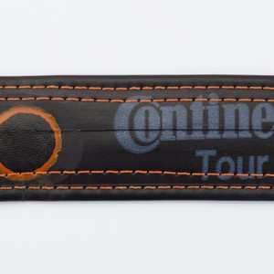 Recycled Bicycle Inner Tube Vegan Belt (with Patches) from Paguro Upcycle