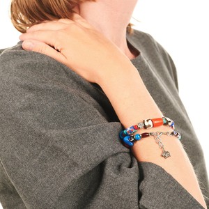 Buntes Glasperlenarmband "Maiduguri" from PEARLS OF AFRICA