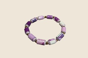 Papierperlenarmband „Kribi“ – geometrisch & markant from PEARLS OF AFRICA