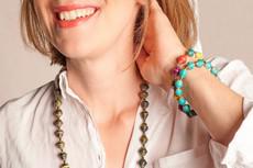 Schmuck-Set Schick & Schlicht: Kette Saint Tropez mit Armband Afrika 1 Row via PEARLS OF AFRICA