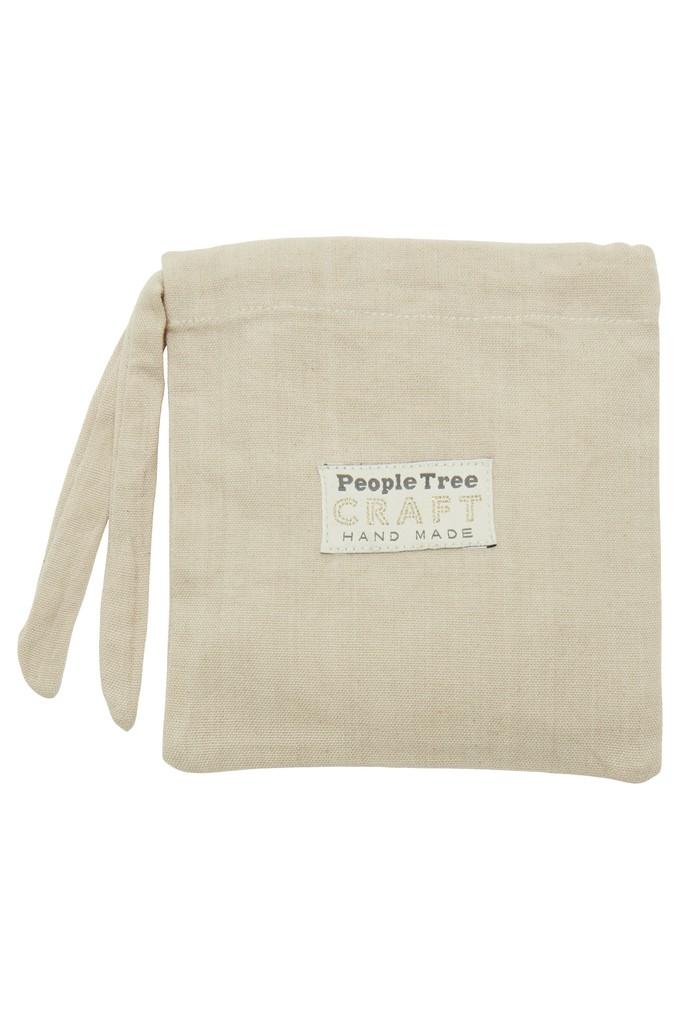 Jewellery Bag / Pouch in Recycled People Tree Fabrics from People Tree