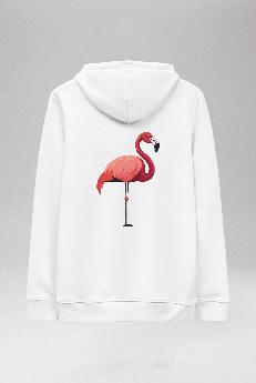 Flamingo Hoodie Unisex via Pitod