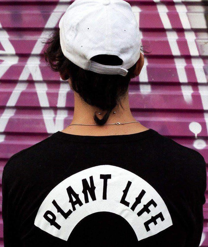 Plant Life Classic - Black T-Shirt from Plant Faced Clothing