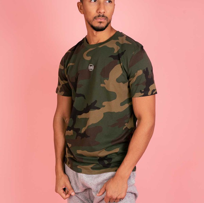 The Classics - Embroidered Logo Tee - Camo from Plant Faced Clothing
