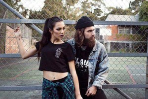 Soulless - Black Crop Top from Plant Faced Clothing