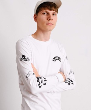 Plant Life Long Sleeve - White from Plant Faced Clothing