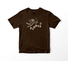 Heavenly Tee - Deep Chocolate from Plant Faced Clothing